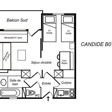 Apartmán Candide - Skis Aux Pieds, Proche Des Commerces Mae-7681 Les Allues